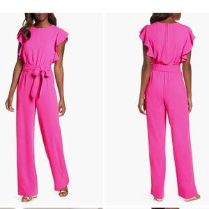 Lilly Pulitzer 'Anya' Flutter Sleeve Jumpsuit